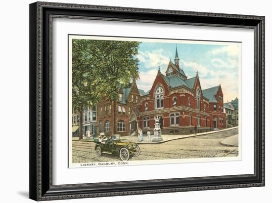 Library, Danbury, Connecticut-null-Framed Art Print