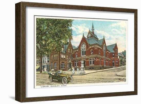 Library, Danbury, Connecticut-null-Framed Premium Giclee Print