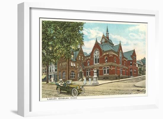 Library, Danbury, Connecticut-null-Framed Premium Giclee Print