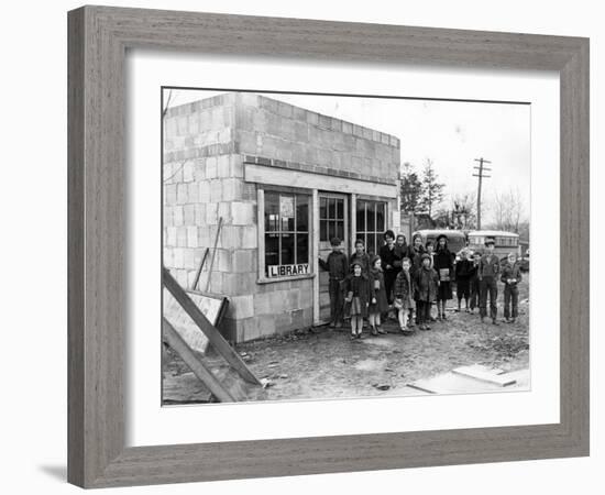 Library in Ohio, USA, 1930s-null-Framed Photographic Print