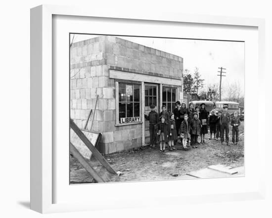 Library in Ohio, USA, 1930s-null-Framed Photographic Print