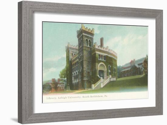 Library, Lehigh University, South Bethlehem Pa-null-Framed Art Print