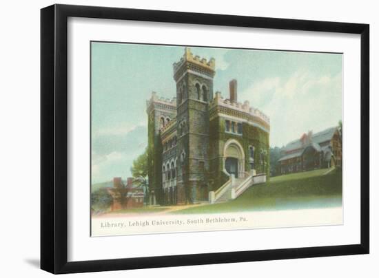 Library, Lehigh University, South Bethlehem Pa-null-Framed Art Print