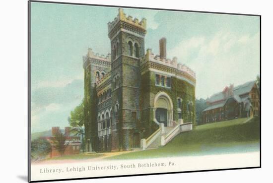 Library, Lehigh University, South Bethlehem Pa-null-Mounted Art Print