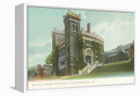 Library, Lehigh University, South Bethlehem Pa-null-Framed Stretched Canvas