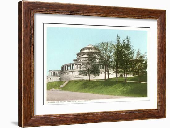 Library, New York University, New York City-null-Framed Art Print