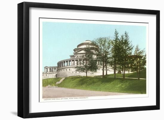 Library, New York University, New York City-null-Framed Art Print