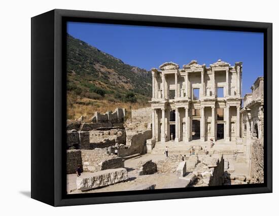 Library of Celsus, Ephesus, Anatolia, Turkey, Eurasia-Michael Short-Framed Premier Image Canvas