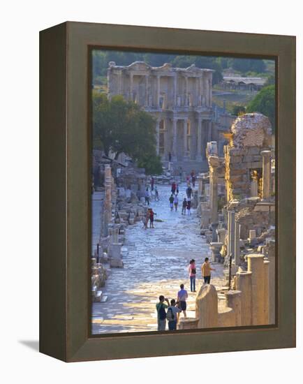 Library of Celsus, Ephesus, Turkey-Neil Farrin-Framed Premier Image Canvas