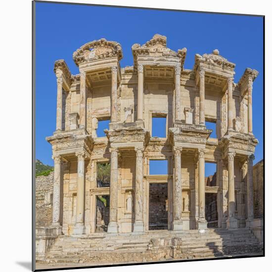 Library of Celsus, Ruins of ancient Ephesus, Selcuk, Izmir Province, Turkey-Ian Trower-Mounted Photographic Print