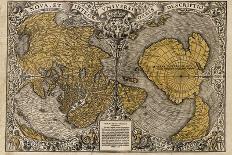 17th Century World Map-Library of Congress-Photographic Print