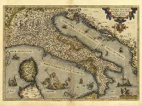 Ortelius's Map of Iberian Peninsula, 1570-Library of Congress-Photographic Print