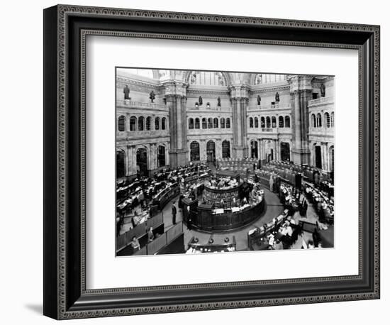 Library of Congress Reading Room-null-Framed Photographic Print