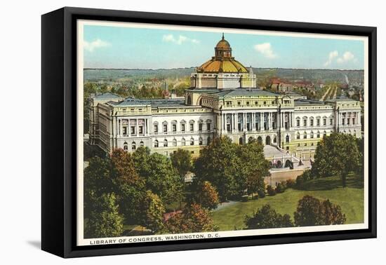 Library of Congress, Washington, DC-null-Framed Stretched Canvas
