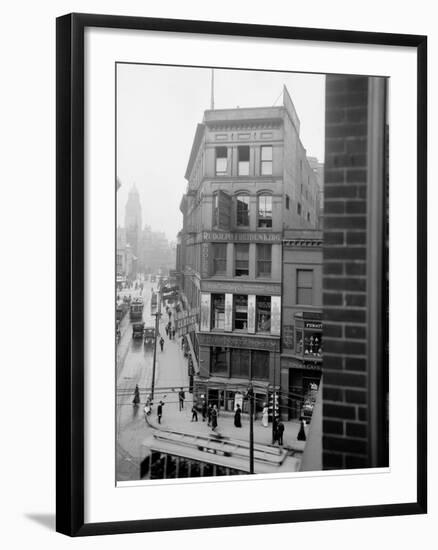 Library Park, Gratiot Avenue Farmer Street, Detroit, Mich.-null-Framed Photo