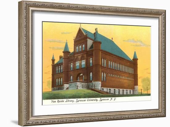 Library, Syracuse University, New York-null-Framed Art Print