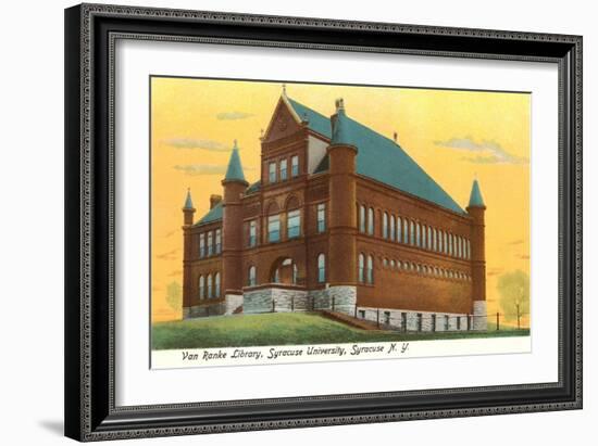 Library, Syracuse University, New York-null-Framed Art Print