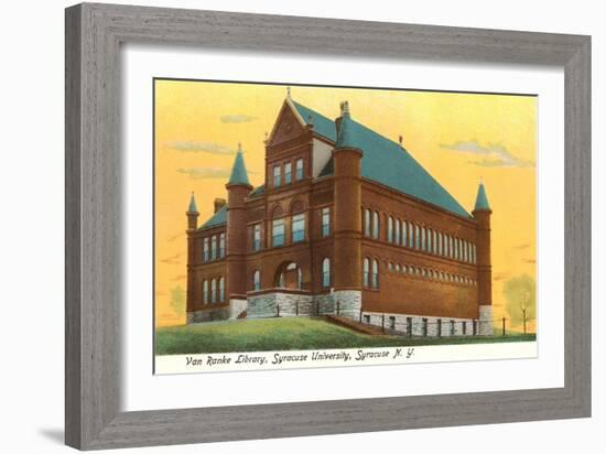 Library, Syracuse University, New York-null-Framed Premium Giclee Print