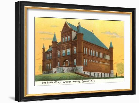 Library, Syracuse University, New York-null-Framed Premium Giclee Print