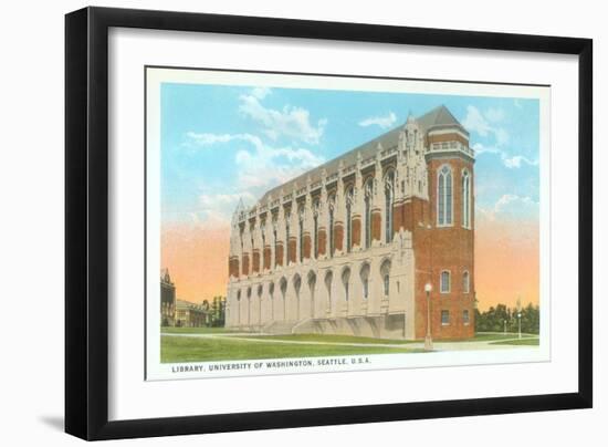 Library, University of Washington, Seattle-null-Framed Premium Giclee Print