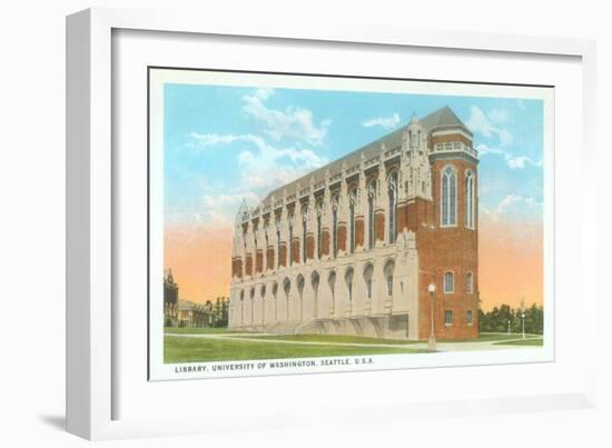 Library, University of Washington, Seattle-null-Framed Premium Giclee Print