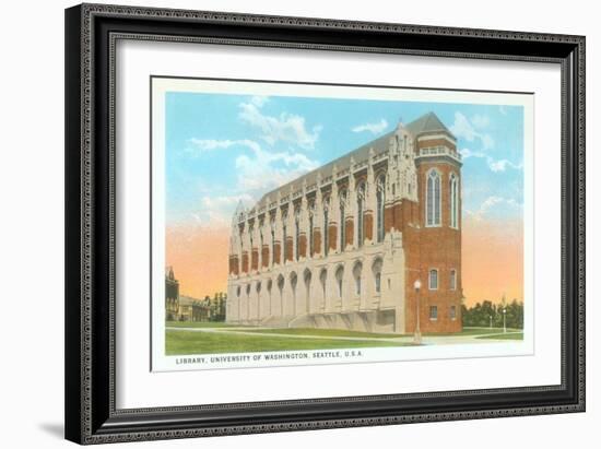 Library, University of Washington, Seattle-null-Framed Premium Giclee Print