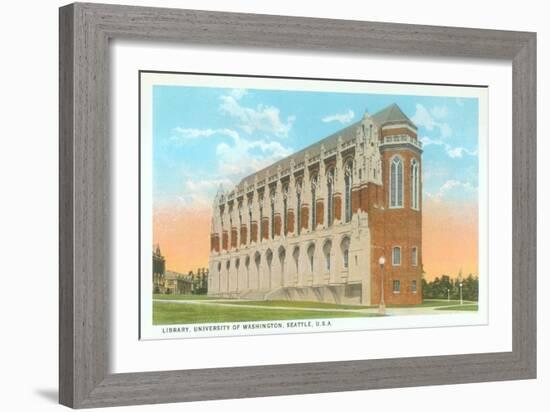 Library, University of Washington, Seattle-null-Framed Art Print