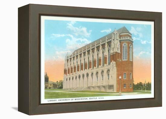 Library, University of Washington, Seattle-null-Framed Stretched Canvas