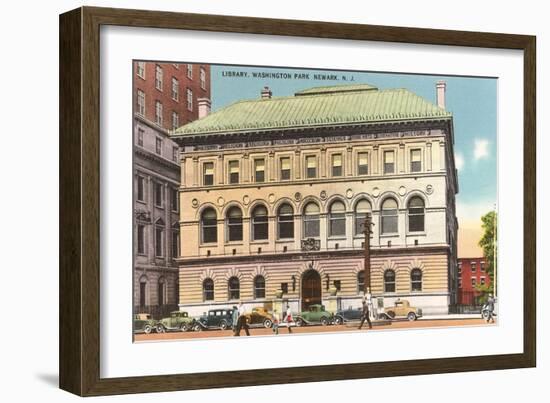 Library, Washington Park, Newark, New Jersey-null-Framed Premium Giclee Print