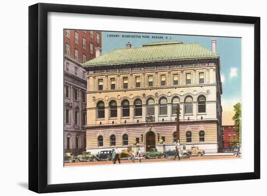 Library, Washington Park, Newark, New Jersey-null-Framed Premium Giclee Print