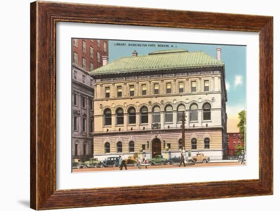 Library, Washington Park, Newark, New Jersey-null-Framed Art Print