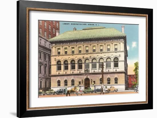 Library, Washington Park, Newark, New Jersey-null-Framed Art Print