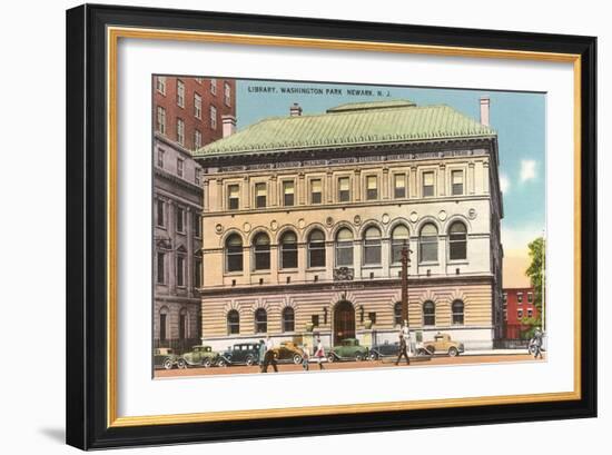 Library, Washington Park, Newark, New Jersey-null-Framed Art Print