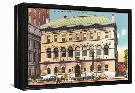 Library, Washington Park, Newark, New Jersey-null-Framed Stretched Canvas