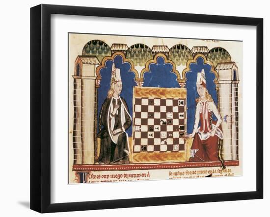 Libro De Los Juegos (Book of Games)-Alfonso X-Framed Art Print