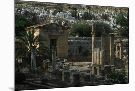 Libya, Cyrene, Roman Propylaea-null-Mounted Giclee Print