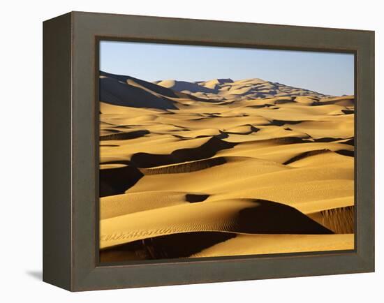 Libya, Fezzan, Edeyen Ubari, Near Ubari-Amar Grover-Framed Premier Image Canvas