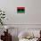 Libya Flag Design with Wood Patterning - Flags of the World Series-Philippe Hugonnard-Framed Stretched Canvas displayed on a wall