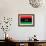 Libya Flag Design with Wood Patterning - Flags of the World Series-Philippe Hugonnard-Framed Premium Giclee Print displayed on a wall