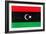 Libya Flag Design with Wood Patterning - Flags of the World Series-Philippe Hugonnard-Framed Premium Giclee Print