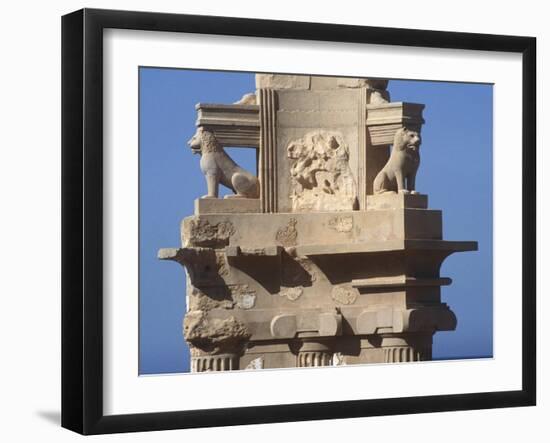 Libya, Sabratha, Historical Tripolitania, Punic Tomb-null-Framed Giclee Print