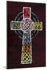 License Plate Art Celtic Cross-Design Turnpike-Mounted Giclee Print