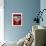License Plate Art Heart-Design Turnpike-Framed Premier Image Canvas displayed on a wall