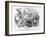 Licensing Day, 1867-John Tenniel-Framed Giclee Print