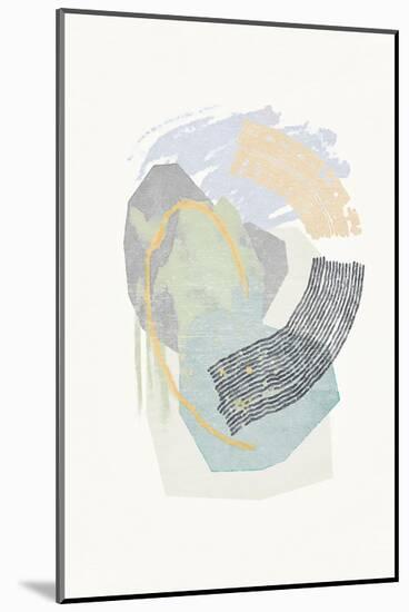 Lichen Rocks No. 2-Suzanne Nicoll-Mounted Art Print