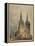 Lichfield Cathedral, Staffordshire, 1794 (W/C over Graphite on Wove Paper)-Thomas Girtin-Framed Premier Image Canvas