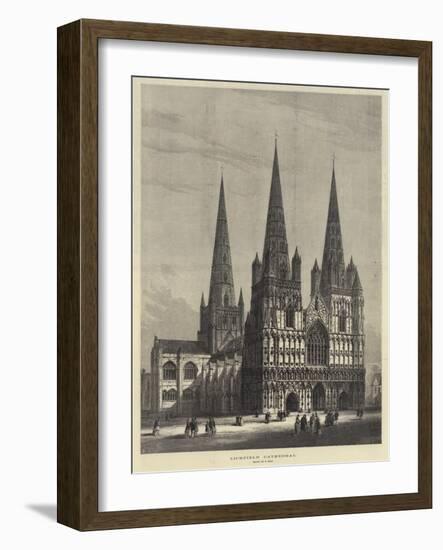 Lichfield Cathedral-Samuel Read-Framed Giclee Print