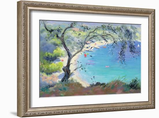 Lichnos Bay, Epirus, Greece, 1995-Anne Durham-Framed Giclee Print