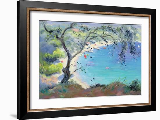 Lichnos Bay, Epirus, Greece, 1995-Anne Durham-Framed Giclee Print