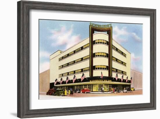 Lichtenstein's Store, Corpus Christi, Texas-null-Framed Art Print